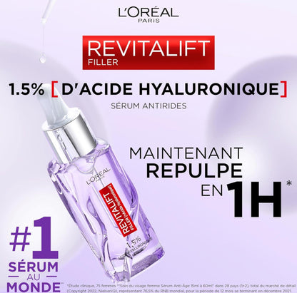 L'Oréal Paris Sérum Anti-Rides & Anti-Âge 1.5% Acide Hyaluronique Pur