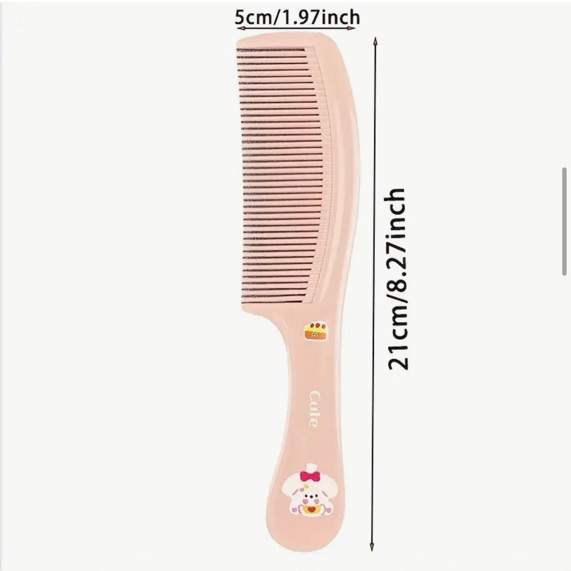 Peigne De Coiffure En Plastique Imprimé De Dessin Animé Brosse Démêlante Antistatique