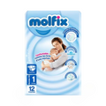 Molfix Couches Taille 1 (2-5Kg) 12 Couches Bébé