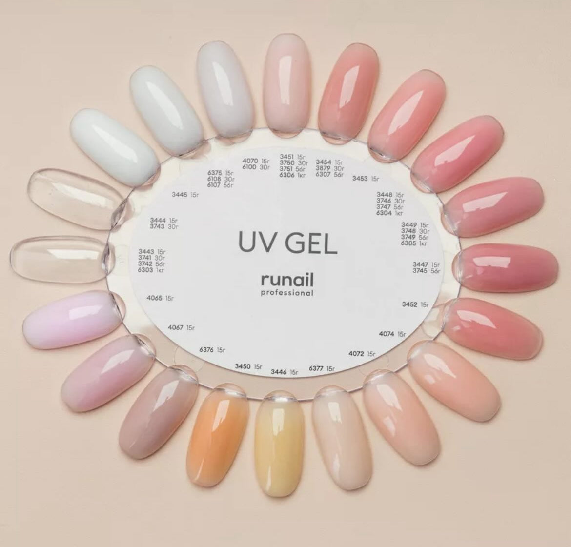 جل رونيل كاموفلاج للأظافر بالأشعة فوق البنفسجية