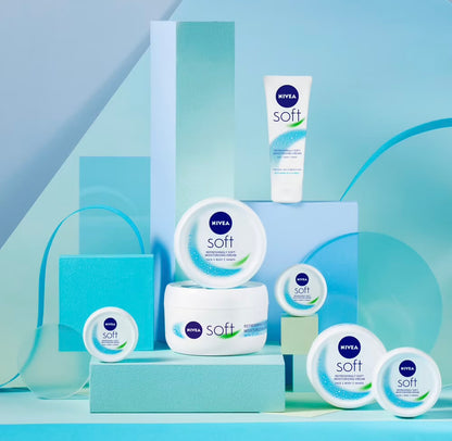 Nivea Soft Crème Visage, Corps et Mains Multi-Usage Hydratante