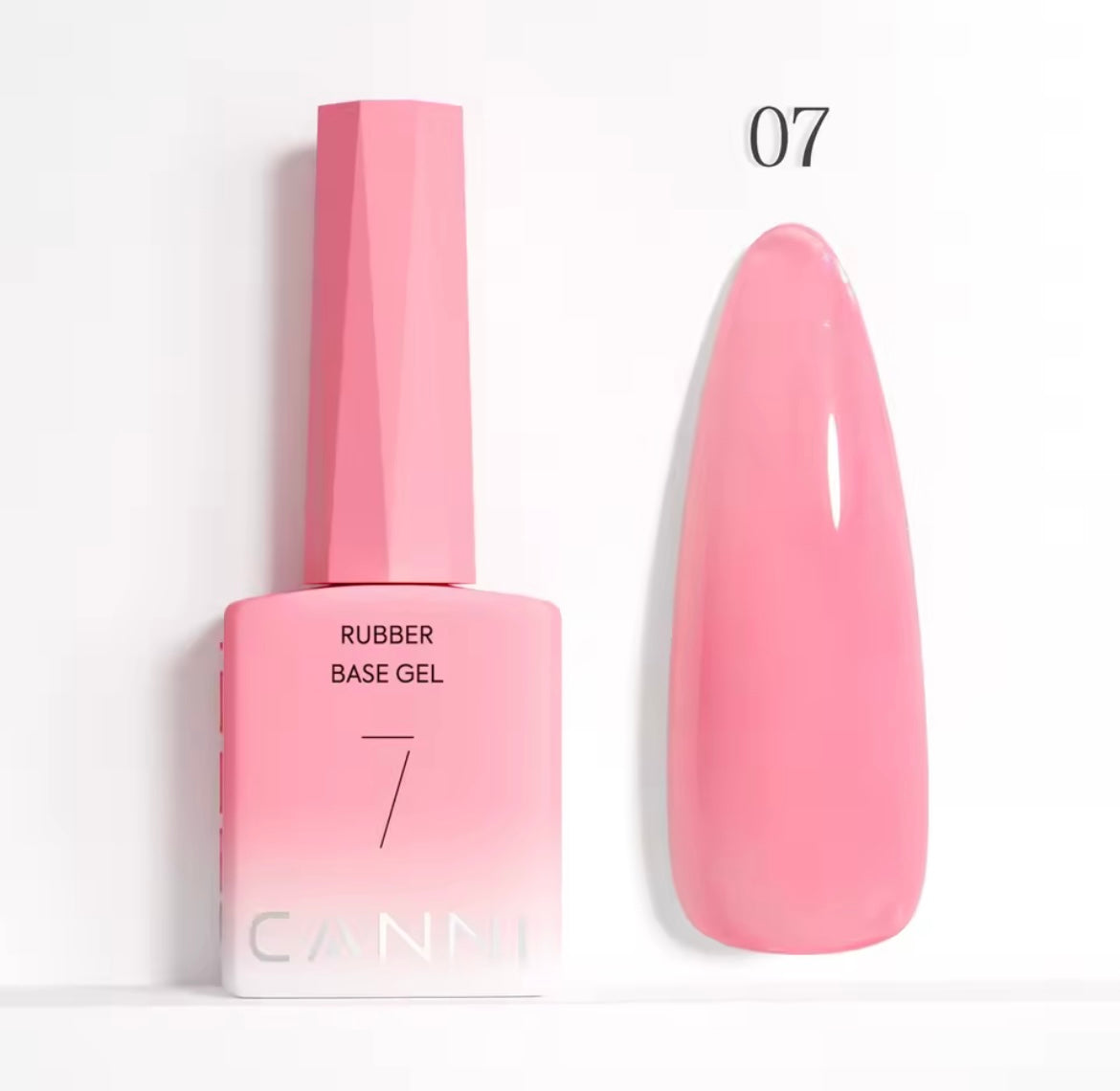 Canni Gel De Base En Caoutchouc Souple Tremper Gel Pour Ongles Renforcement Pour Manucure Naturelle
