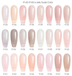 طلاء أظافر كاني Cc7 جل شبه دائم، 24 لونًا، مقاوم للأشعة فوق البنفسجية والضوء، 9 مل