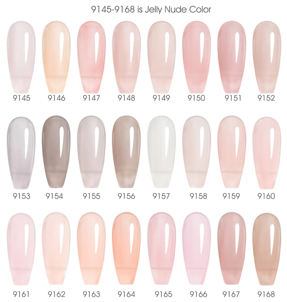 Canni Vernis À Ongles Cc7 Gel Semi-Permanent 24 Couleurs Soak Off Color Uv & Led Gel Polish 9Ml