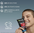 Garnier Pure Active 3En1 Nettoyant Exfoliant Masque Réduit Les Points Noirs - Bha & Charbon