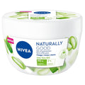 Nivea Naturally Good Crème Hydratante Multi-Usage 3-En-1 Crème De Jour Enrichie En Aloe Vera Bio Crème Corps Visage Et Mains Hydratation 24H