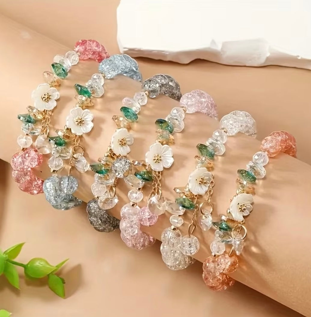 Bracelet Fleurs Enchantées