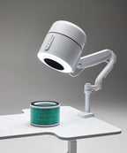 جهاز تجميع الغبار أليز مايسترو مع تعقيم بالأشعة فوق البنفسجية، محطة فناني الأظافر للحماية القصوى