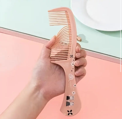 Peigne De Coiffure En Plastique Imprimé De Dessin Animé Brosse Démêlante Antistatique