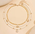 Collier Élégance Marine En Perles