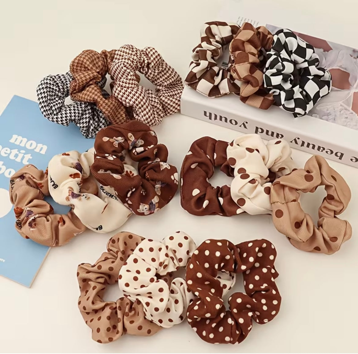Lot De Chouchous Cheveux Tendance Imprimés