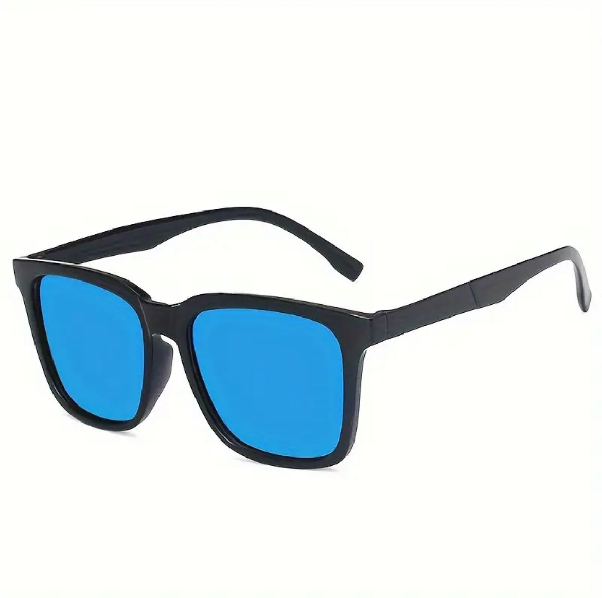 Lunettes De Mode Pour Hommes - Monture Carrée Large Avec Protection Uv Pour La Pêche & Style Urbain