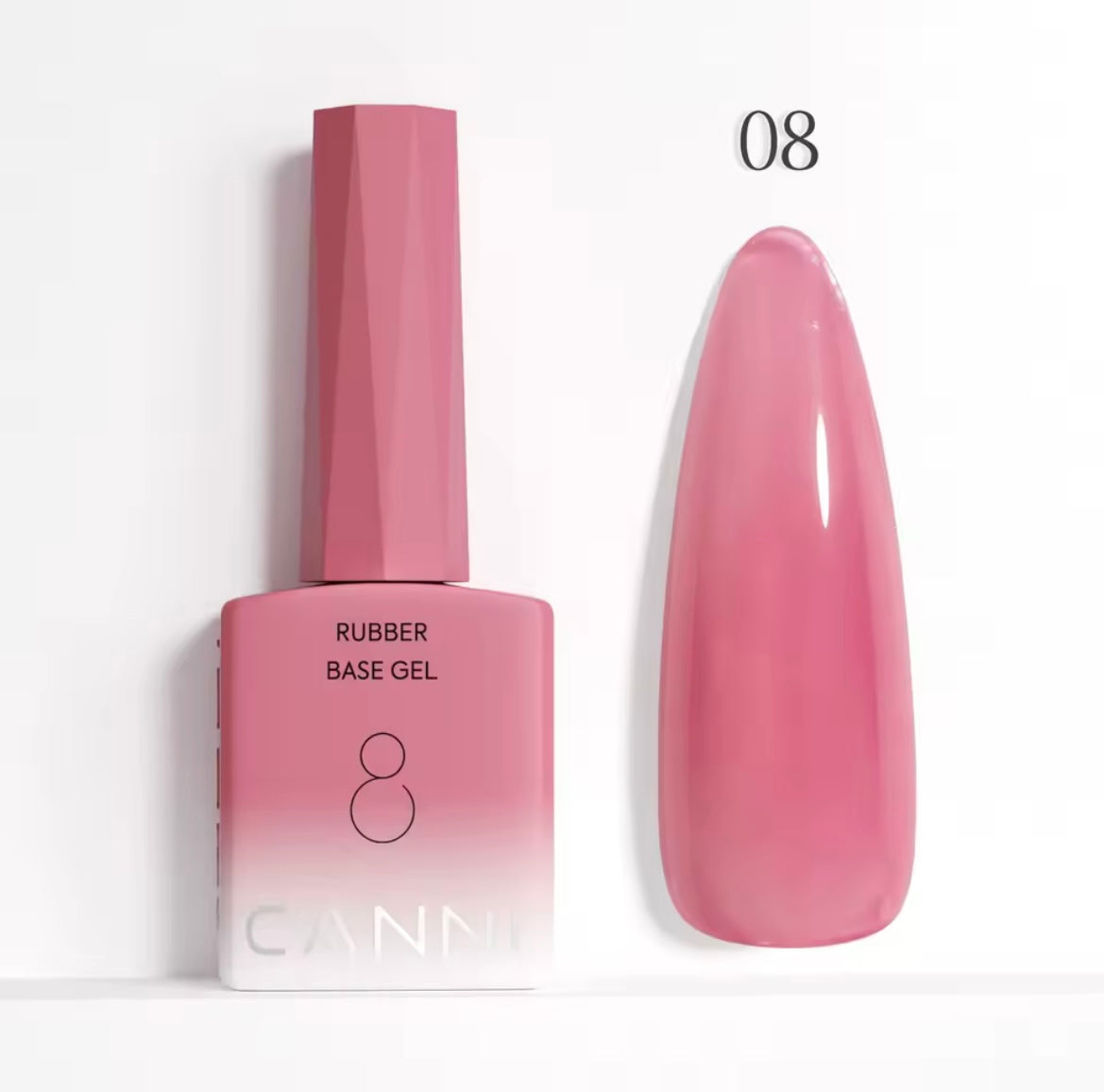 Canni Gel De Base En Caoutchouc Souple Tremper Gel Pour Ongles Renforcement Pour Manucure Naturelle
