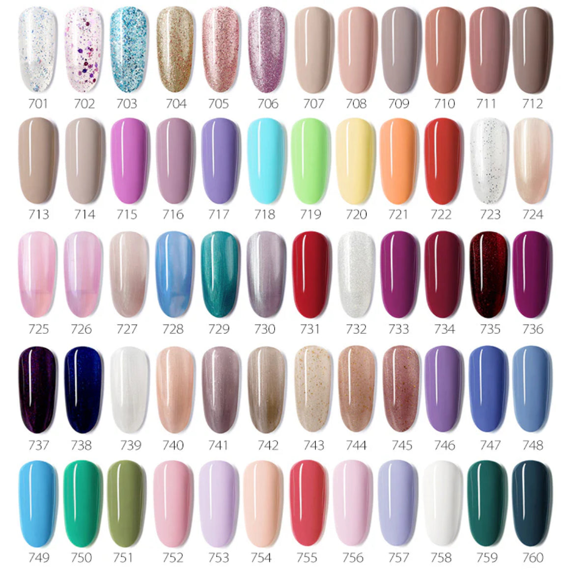 Venalisa Vip3 60 Couleurs Uv Gel Vernis À Ongles Semi-Permanent 1Pc