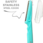 شفرة حلاقة متعددة الأغراض لتقشير الحواجب، قطعة واحدة