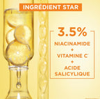 Garnier Skin Active Sérum Éclat Anti-Taches Enrichi En Vitamine C Acide Salicylique & Niacinamide