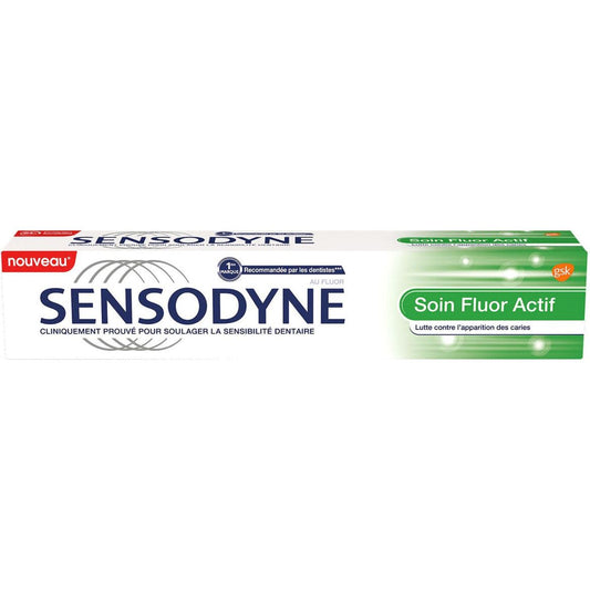 Dentifrice Sensodyne Soin Fluor Actif