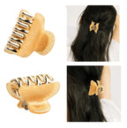 مشبك شعر صغير من قطعة واحدة، مشبك شعر من الأكريليك، مشبك شعر للبنات والنساء، إكسسوارات شعر بلون واحد