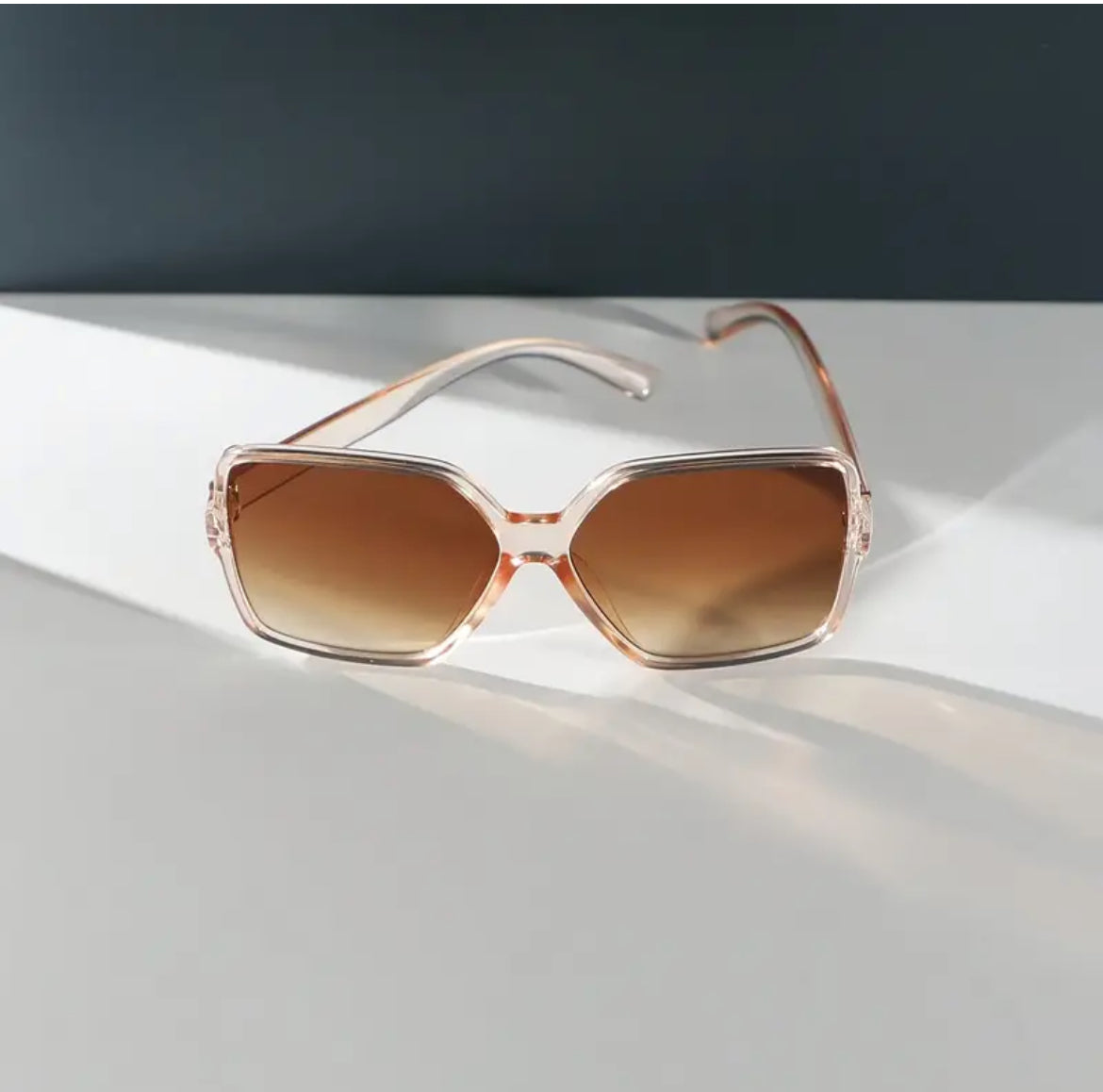 Lunettes Carrées Surdimensionnées Pour Femmes Avec De Petits Motifs Géométriques Verres Dégradés