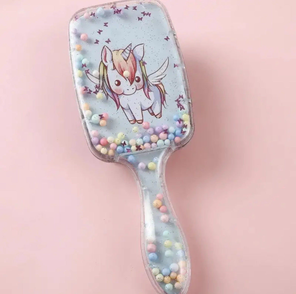 Brosse À Cheveux Cartoon Mermaid Princess Hair Brush Print Air Cushion Massage Comb