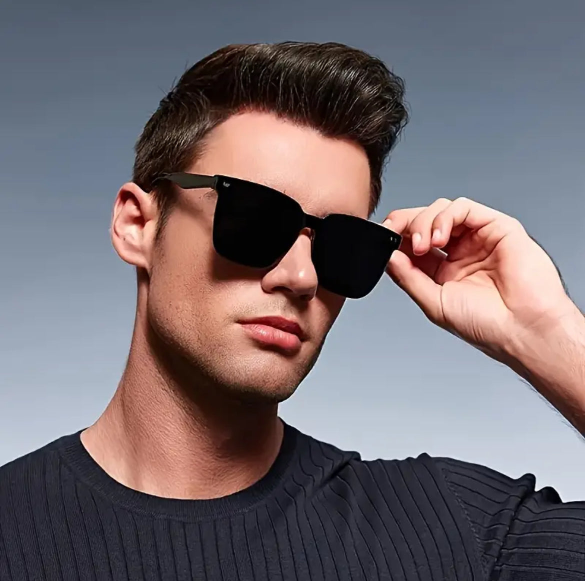 Lunettes De Soleil Épaisses À La Mode Pour Hommes