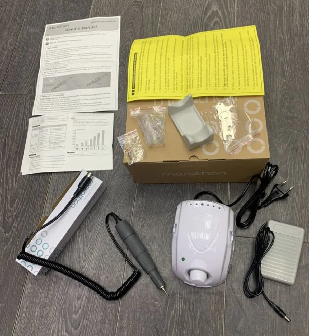 مثقاب أظافر كهربائي من ماركة ماراثون 3 شامبيون