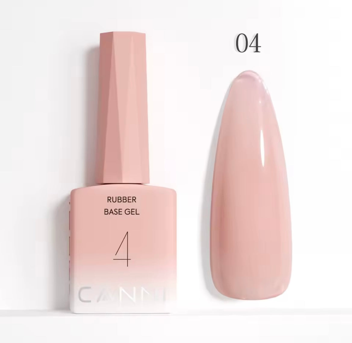 Canni Gel De Base En Caoutchouc Souple Tremper Gel Pour Ongles Renforcement Pour Manucure Naturelle