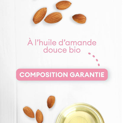 Gel Nettoyant Corps et Cheveux à l'Huile d'Amandes Douces Bio