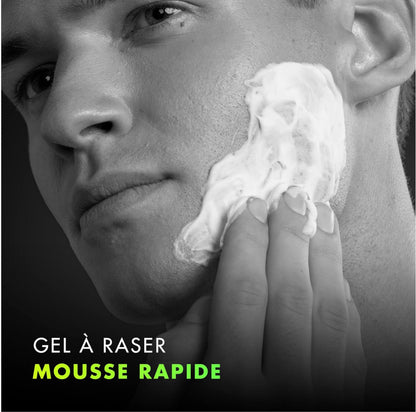 GilletteLabs Gel À Raser Pour une Mousse Rapide, Par Gillette, Gel À Raser Pour Homme, 198ml