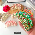 Barrettes À Cheveux Pailletées Boho-Chic - Design Coloré Et Iridescent Pour Femmes & Filles | Parfaites Pour Les Coiffures Quotidiennes
