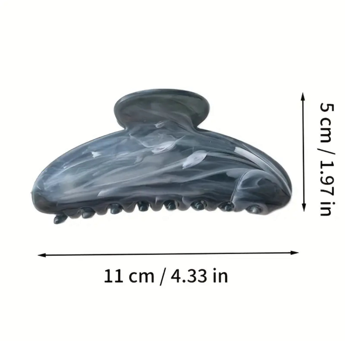 Pince À Cheveux Marbrées Pour Femmes Couleurs Pastel Avec Motifs D'Étoiles & Vagues