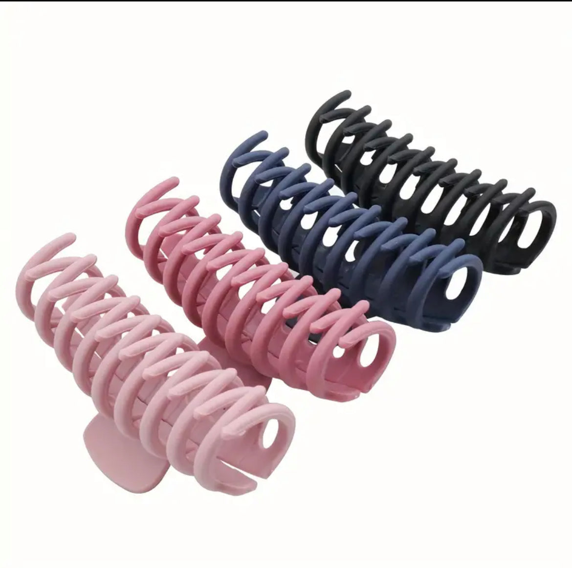 مشبك شعر كبير على شكل مخلب - مشبك واحد مانع للانزلاق وقوي الإمساك