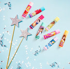 مجموعة مرطبات الشفاه ليب سماكر لحفلات أميرات ديزني للأطفال، مستوحاة من أميرات ديزني، بتأثير شفاف طبيعي