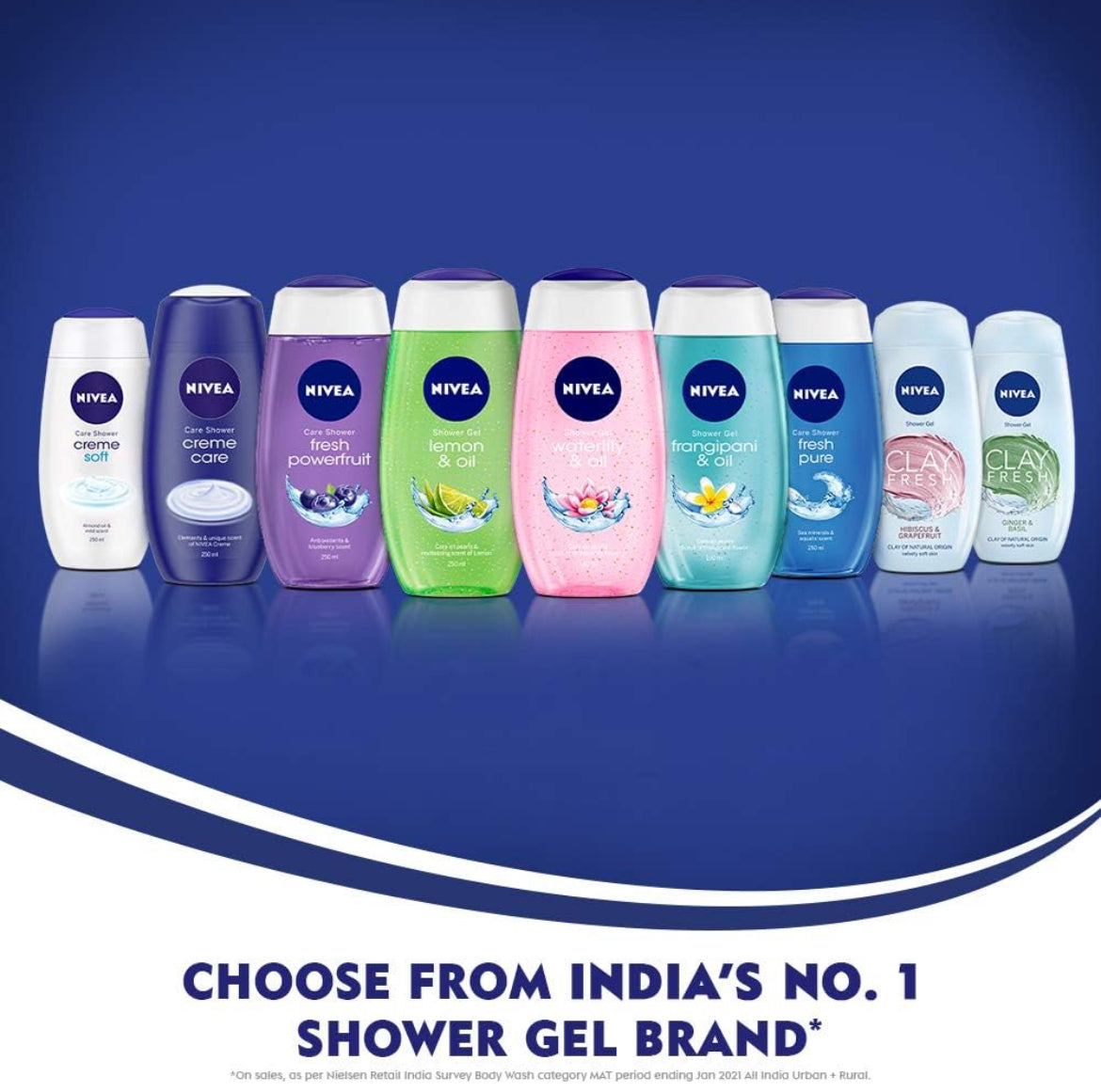 Nivea Creme De Douche Clay Fresh