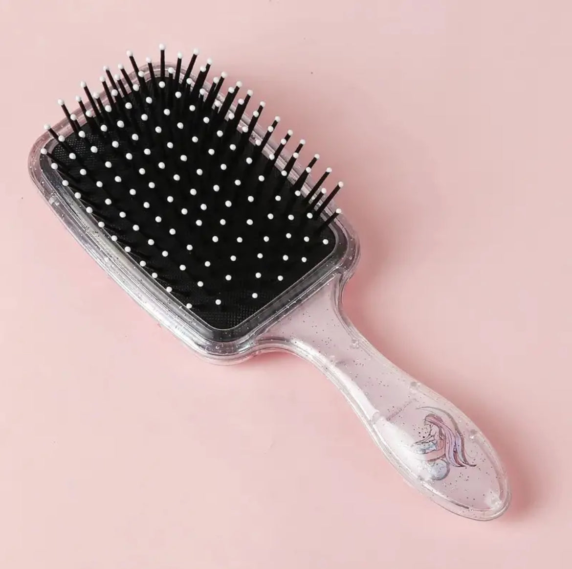 Brosse À Cheveux Cartoon Mermaid Princess Hair Brush Print Air Cushion Massage Comb