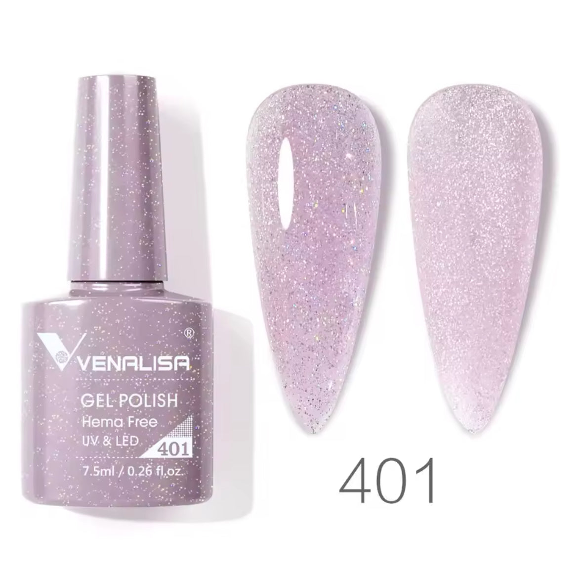 طلاء أظافر Venalisa Vip4 شبه دائم، 60 لونًا، جل UV، قطعة واحدة