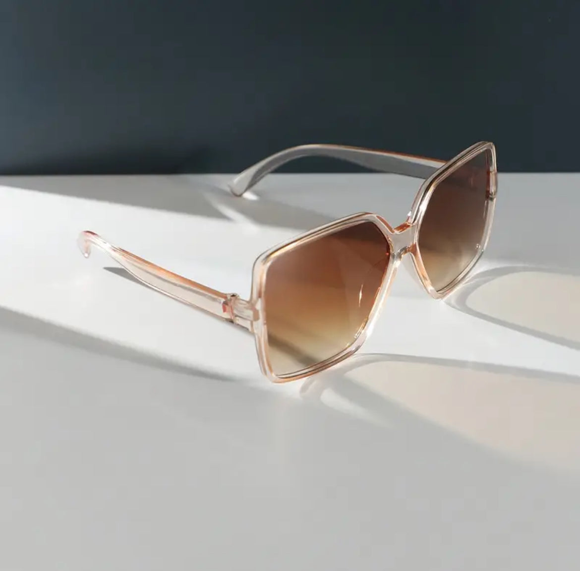 Lunettes Carrées Surdimensionnées Pour Femmes Avec De Petits Motifs Géométriques Verres Dégradés