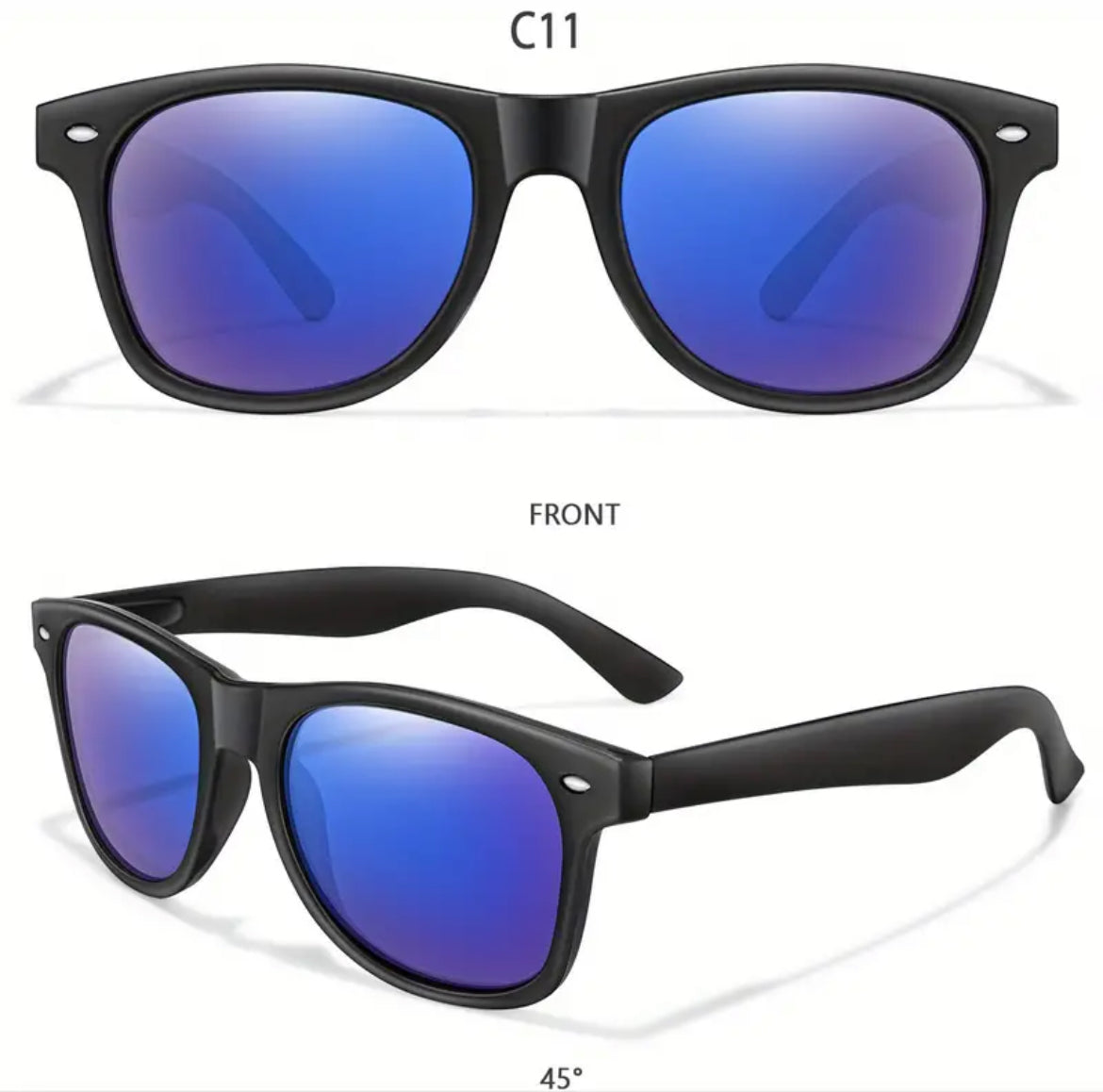 Paires De Lunettes De Soleil Classiques Avec Des Verres Colorés