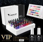 طلاء أظافر Venalisa Vip1-5 شبه دائم، 60 لونًا، مقاوم للأشعة فوق البنفسجية