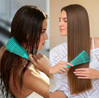 Brosse Anti-Nœuds Yaowithsu Peigne Démêlant 8 Griffes Pour Cheveux Secs Ou Mouillés
