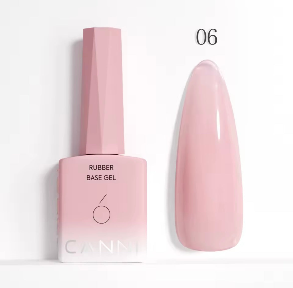 Canni Gel De Base En Caoutchouc Souple Tremper Gel Pour Ongles Renforcement Pour Manucure Naturelle
