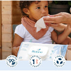 مناديل بيولين H2O المنظفة بالماء - للأطفال، 72 منديلًا