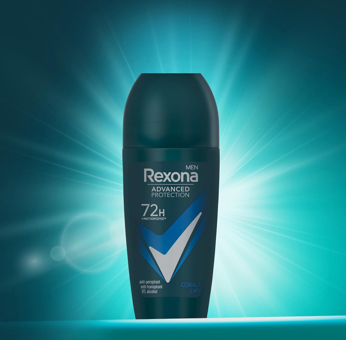 Rexona Men Déodorant Homme Cobalt Dry Bille Anti-Transpirant Advanced Protection 72H