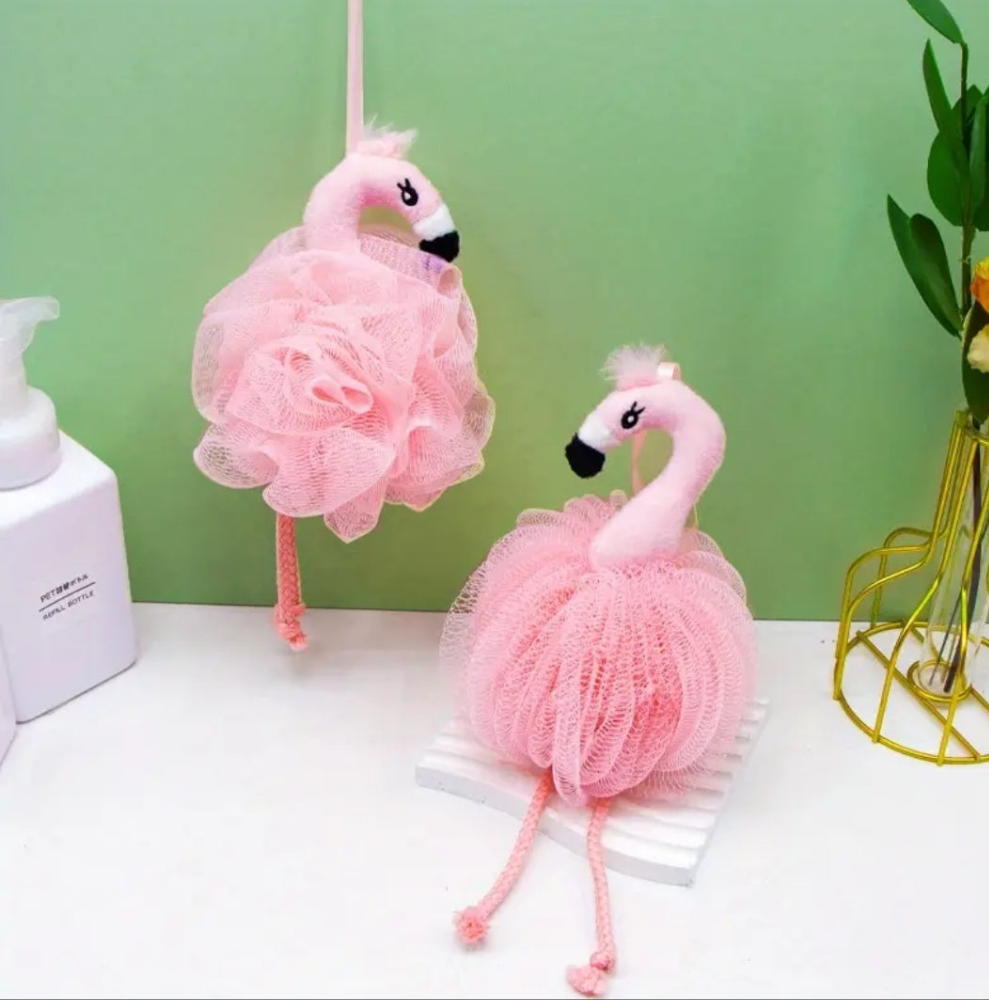 كرات إسفنجية ملونة للاستحمام للأطفال (سكرانشي) قطعة واحدة