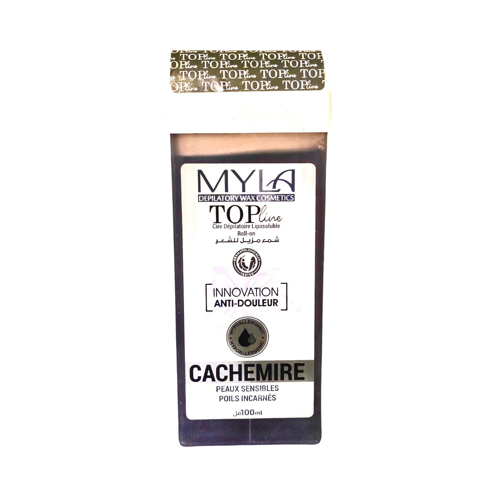 خرطوشة شمع ميلا كاشمير لإزالة الشعر بالرول للبشرة الحساسة