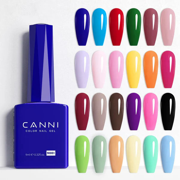 Canni Vernis À Ongles Cc1 Gel Semi-Permanent 24 Couleurs Soak Off Color Uv & Led Gel Polish