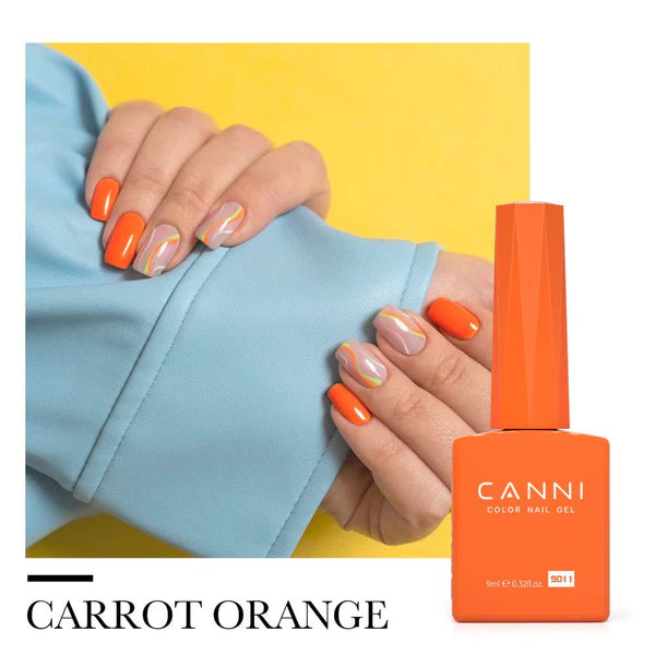 Canni Vernis À Ongles Cc1 Gel Semi-Permanent 24 Couleurs Soak Off Color Uv & Led Gel Polish
