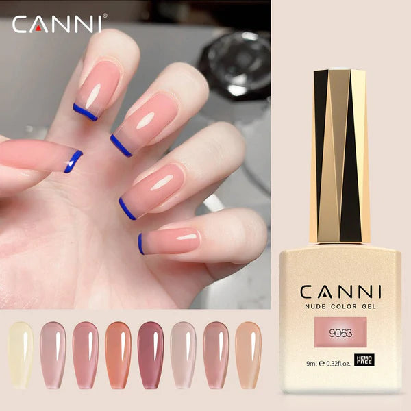 Canni Vernis À Ongles Gel Semi-Permanent Cc3 24 Couleurs Soak Off Color Uv & Led Gel Polish 9Ml
