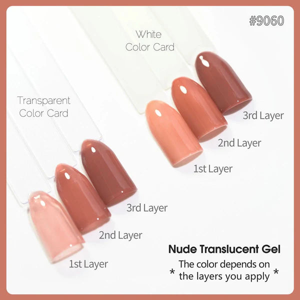 Canni Vernis À Ongles Gel Semi-Permanent Cc3 24 Couleurs Soak Off Color Uv & Led Gel Polish 9Ml