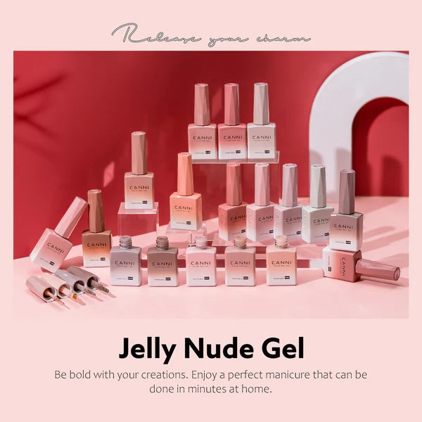 Canni Vernis À Ongles Cc7 Gel Semi-Permanent 24 Couleurs Soak Off Color Uv & Led Gel Polish 9Ml